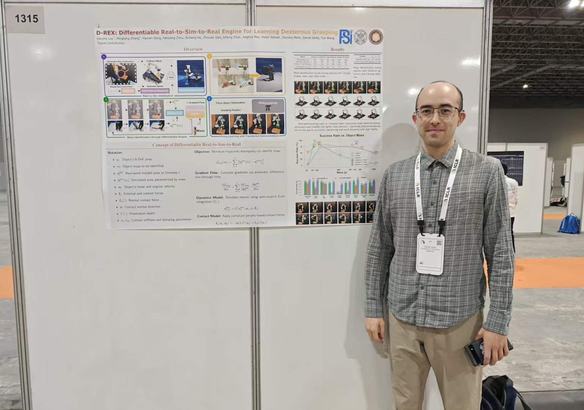 Daniel Seita presenting at ICLR 2026