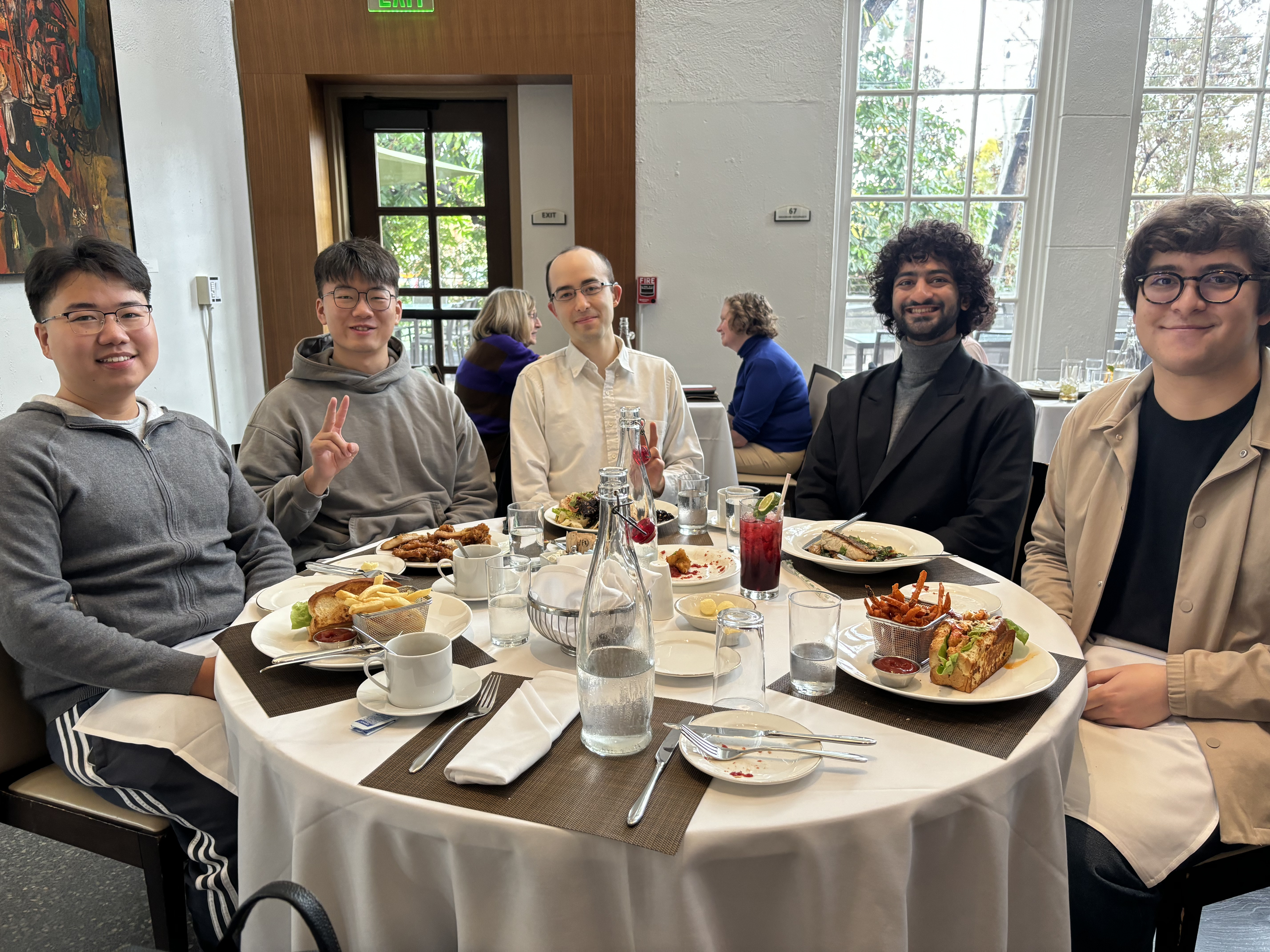 Post-RSS deadline lunch with lead authors